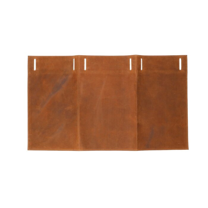Cahore Compleet Horeca schort set | Lederen Horeca schorten | Bruin | Kelner- en serveerschort