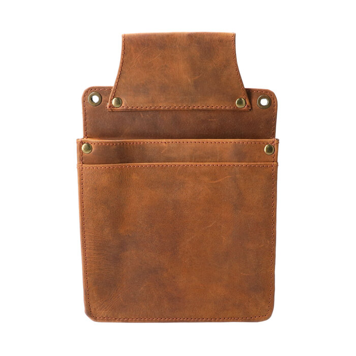 Cahore Compleet Horeca schort set | Lederen Horeca schorten | Bruin | Kelner- en serveerschort