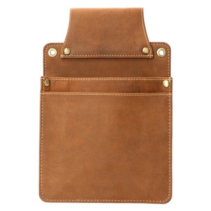 Cahore Lederen Kelnerbeurs holster | Bruin | Horeca schort Holster voor Portemonnee