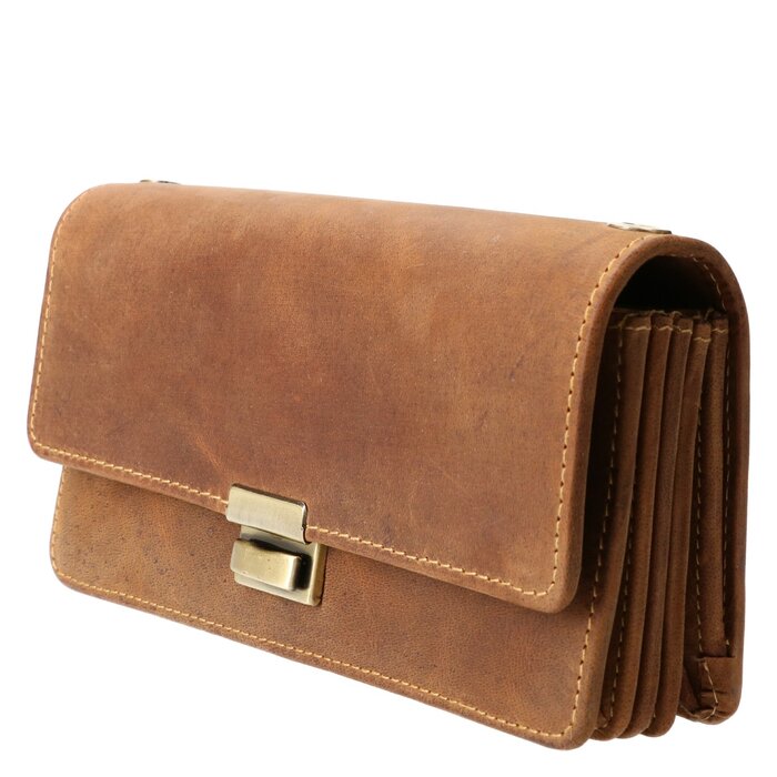 Cahore Lederen Horeca Kelnerbeurs deluxe | Bruin leer | Kelner & Bedieningsportemonnee