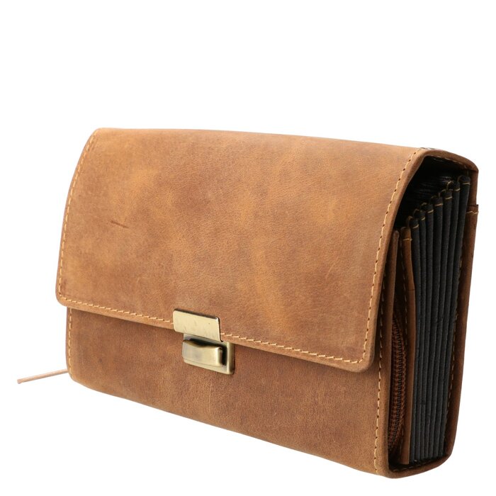 Cahore Lederen Horeca Portemonnee | Bruin | Koopmansbeurs