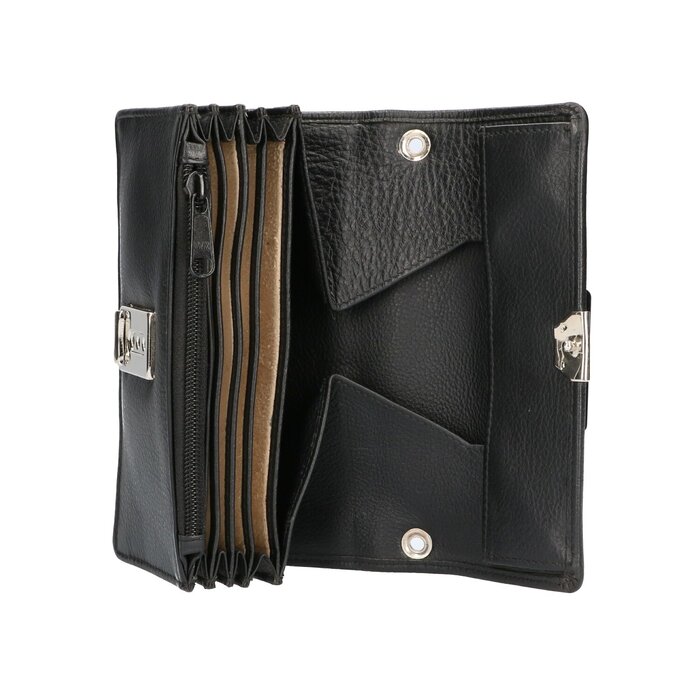 Cahore Lederen Horeca Kelnerbeurs deluxe | Zwart leer | Kelner & Bedieningsportemonnee