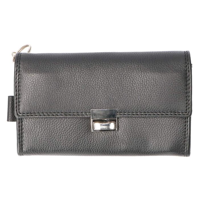 Cahore Lederen Horeca Portemonnee met holster | Zwart | Kelner & Bedieningsportemonnee