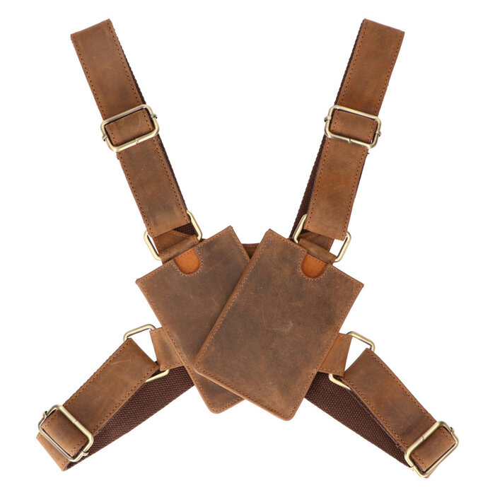 Cahore Horeca Holster voor Telefoon en Terminal  | Bruin | Kelner- en serveerholster