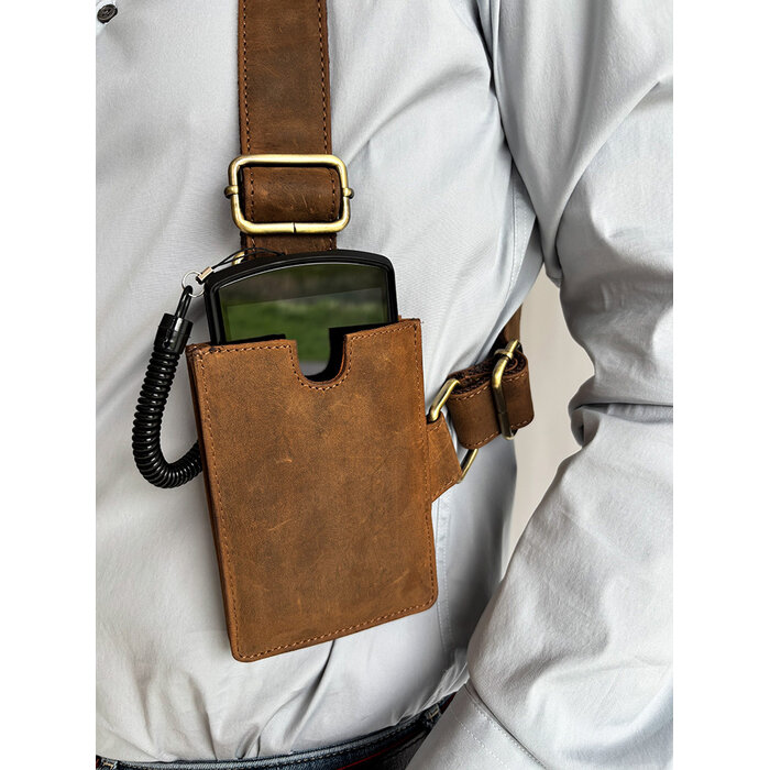 Cahore Horeca Holster voor Telefoon en Terminal | Bruin | Kelner- en serveerholster