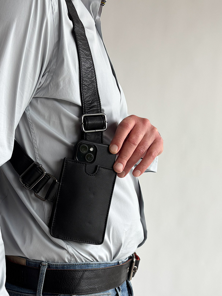 Cahore Horeca Holster voor Telefoon en Terminal  | Zwart | Kelner- en serveerholster