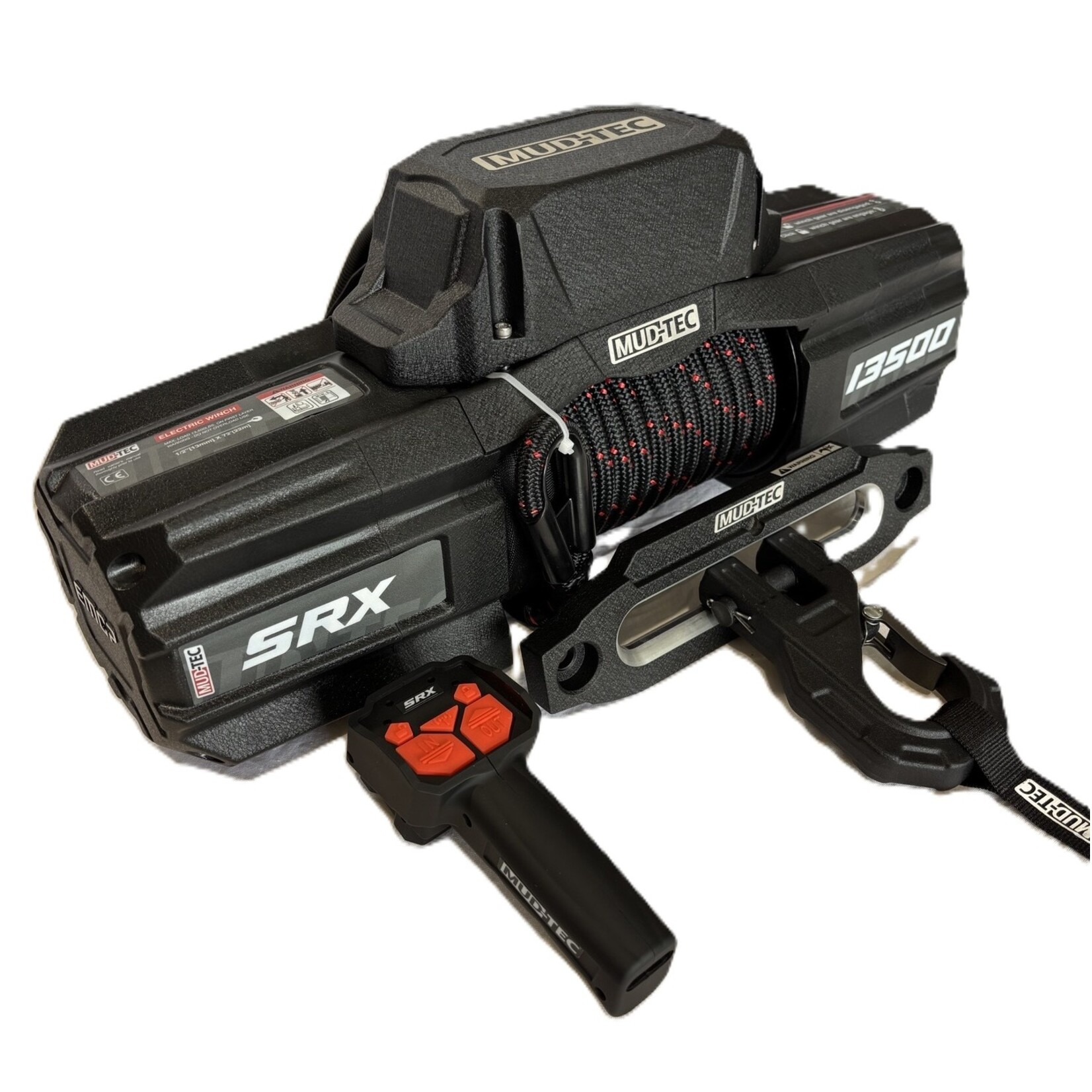 MUDTEC MUDTEC SRX13500 Winch, 6123 kg, 7.2HP, 12V, Wireless Clutch