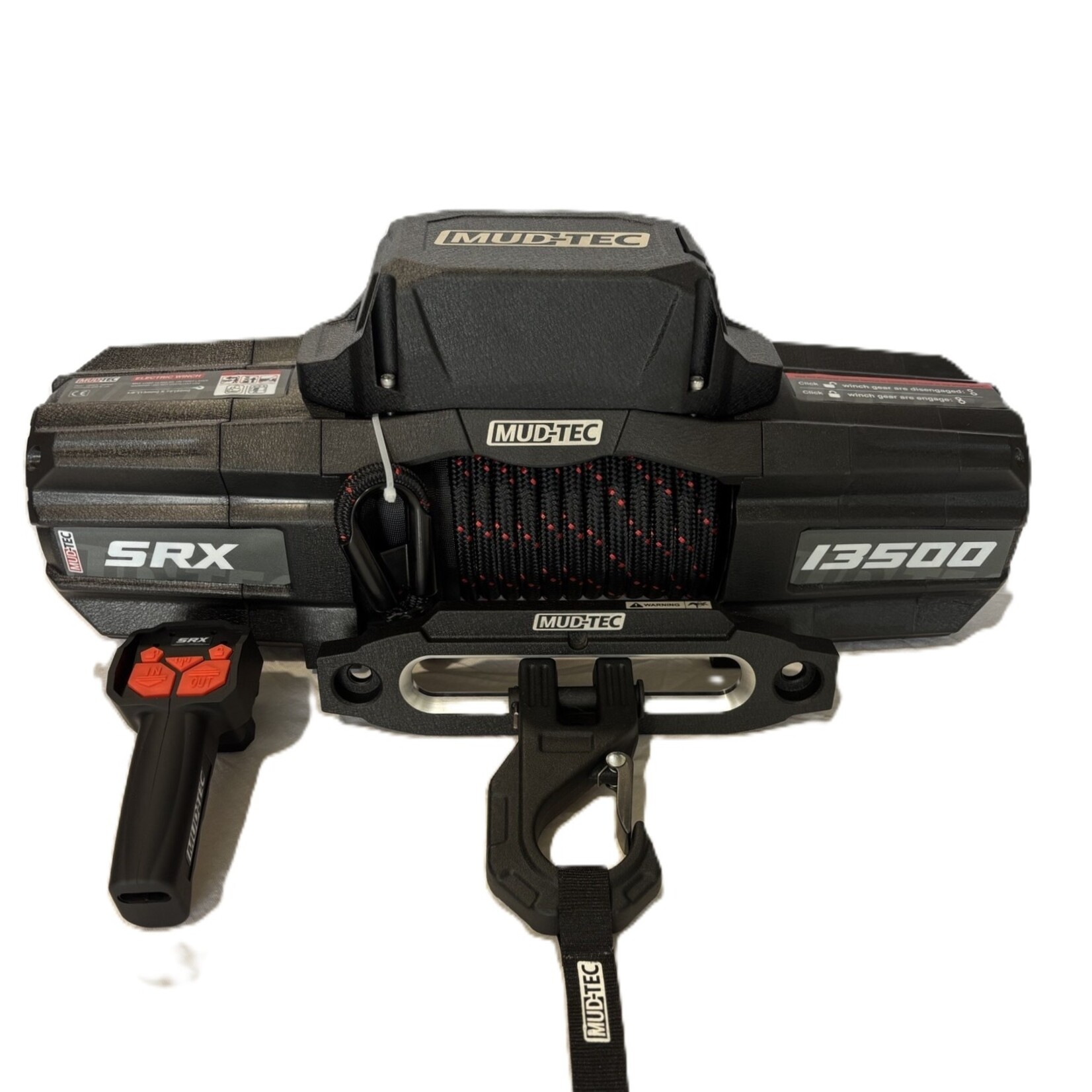 MUDTEC MUDTEC SRX13500 Winch, 13,500 lbs (6,123 kg), 7.2HP, 12V, Wireless Clutch