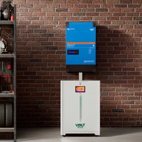 Victron Voltplus 6,5 kW Victron omvormer met 11 kWh accu