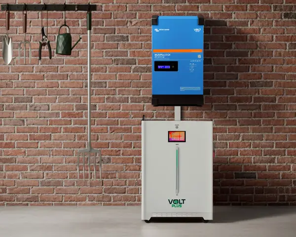 VoltPlus 4,5 kW Victron omvormer met 11 kWh accu