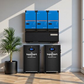 Victron VoltPlus 19,5 kW Victron 3-fase omvormer met 32 kWh accu