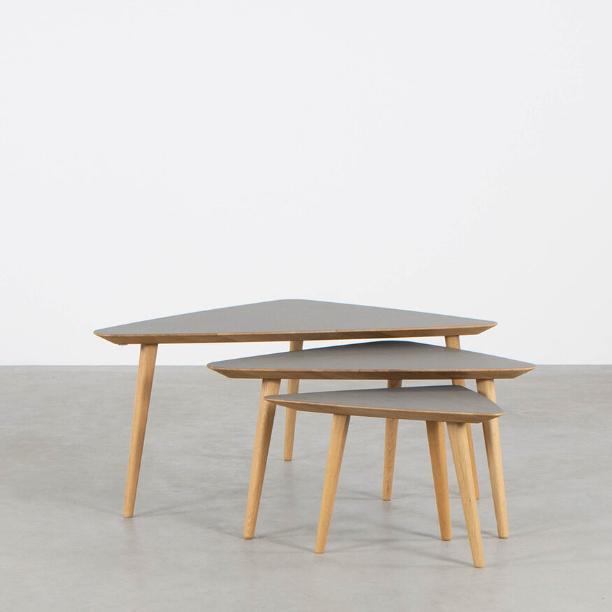 Sav & Økse Tomrer Coffee Table Triangle Oak