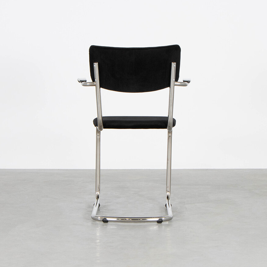 Tubax Buisframe stoel design Elsene met armleuningen