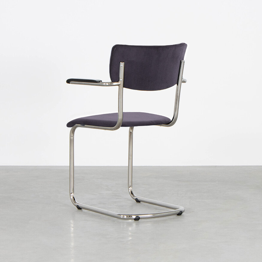 Tubax Buisframe stoel design Elsene met armleuningen