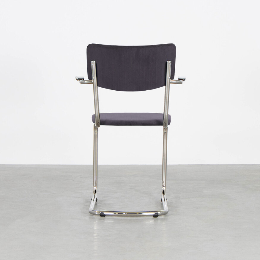 Tubax Tubular frame design chair Elsene with armrests