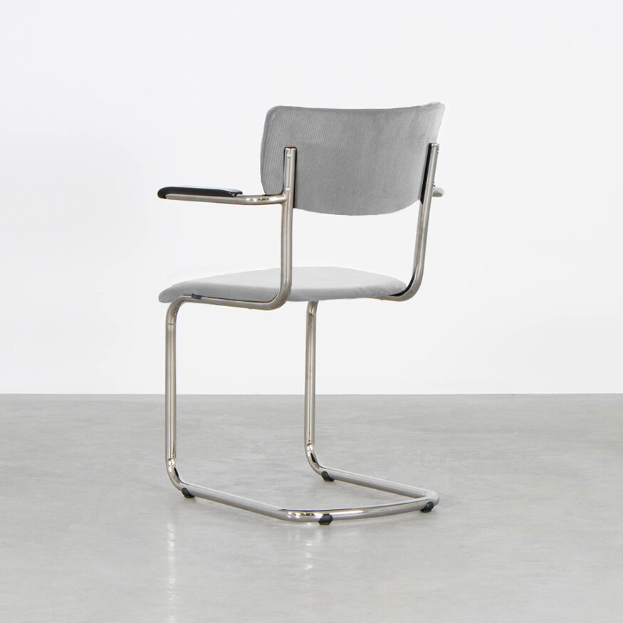 Tubax Tubular frame design chair Elsene with armrests