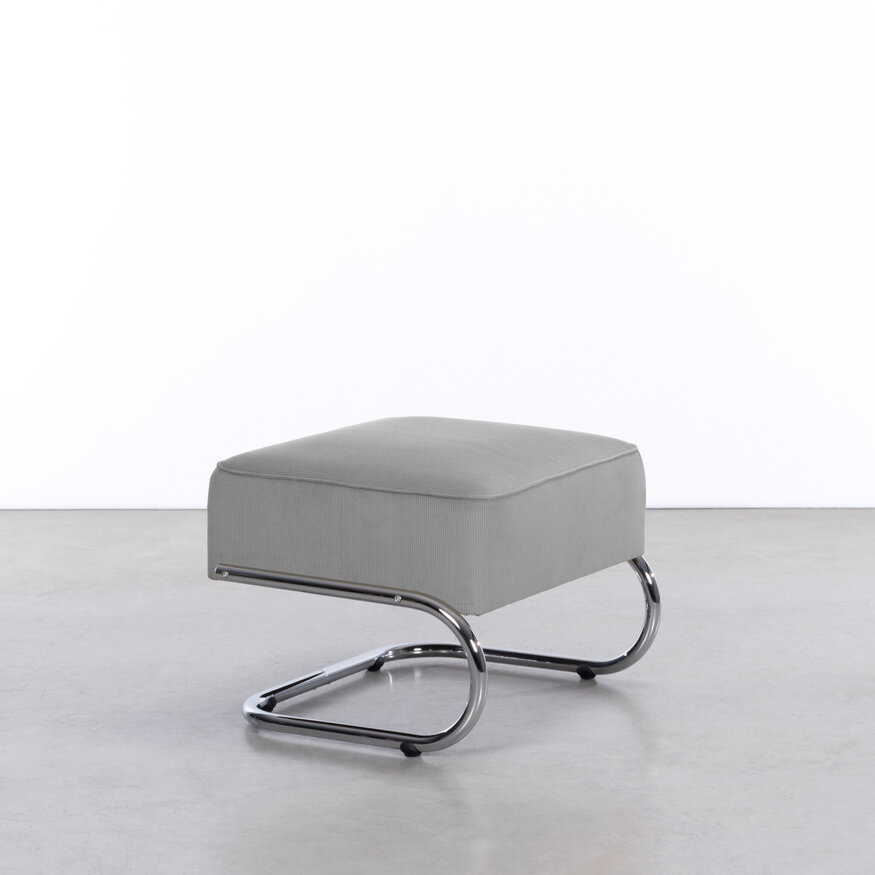 Dykmeyer Tubular Frame Footstool De Zwaan
