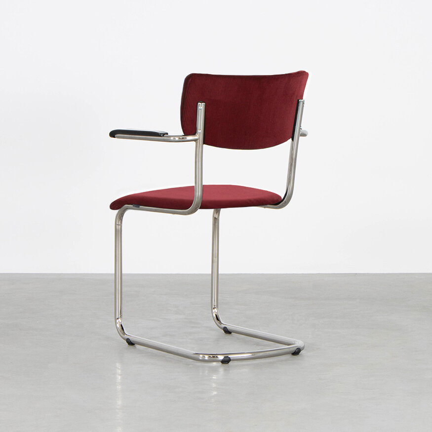 Tubax Buisframe design stoel Elsene met armleuningen