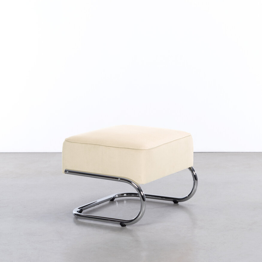 Dykmeyer Tubular Frame Footstool De Zwaan