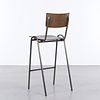 Dykmeyer Lizitte Industrial Tubular Bar Chair