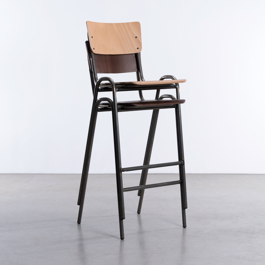 Dykmeyer Lizitte Industrial Tubular Bar Chair