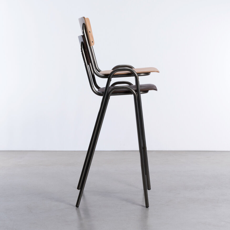 Dykmeyer Lizitte Industrial Tubular Bar Chair