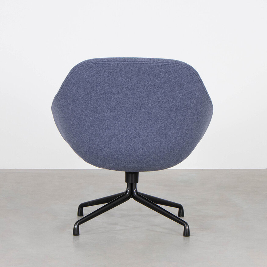 HAY Hay About a Lounge Chair Low Fauteuil Blauw/Grijs Hee Welling