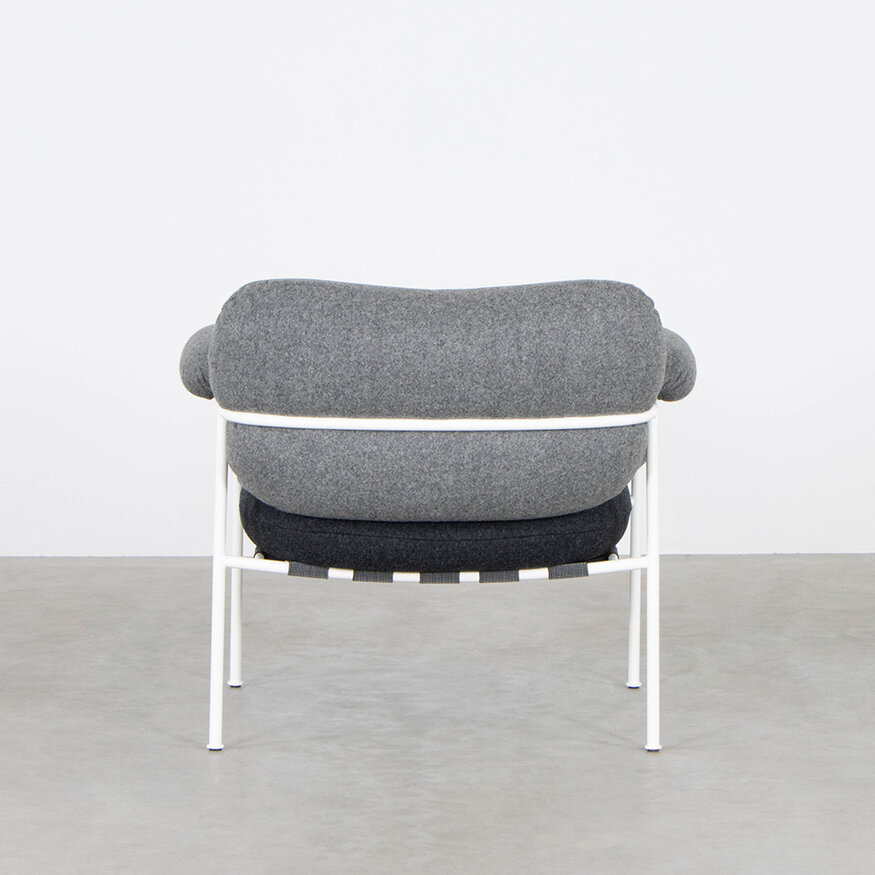 Fogia Fogia Bollo fauteuil grijs Kvadrat Divina Andreas Engesvik