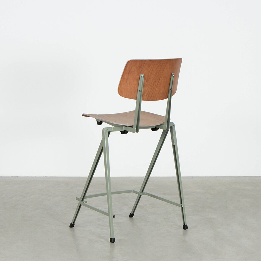 Galvanitas Compass Collection S17 Counter Bar Chair Cement Grey