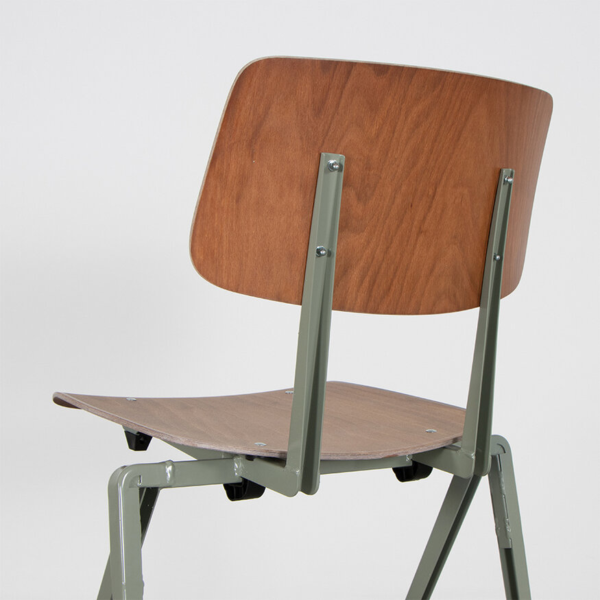Galvanitas Compass Collection S17 Counter Bar Chair Cement Grey