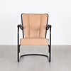 Dutch Originals Gispen 412 Armchair Light Brown Leather Black Frame Dutch Originals