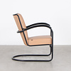 Dutch Originals Gispen 412 Armchair Light Brown Leather Black Frame Dutch Originals