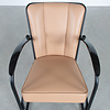Dutch Originals Gispen 412 Armchair Light Brown Leather Black Frame Dutch Originals