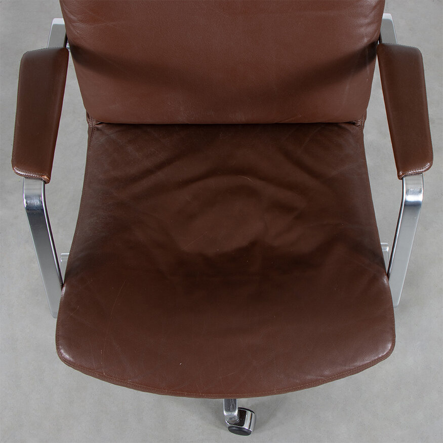 Preben Fabricius and Jorgen Kastholm chair leather Kill International Kill International Preben Fabricius and Jorgen Kastholm chair leather Kill International