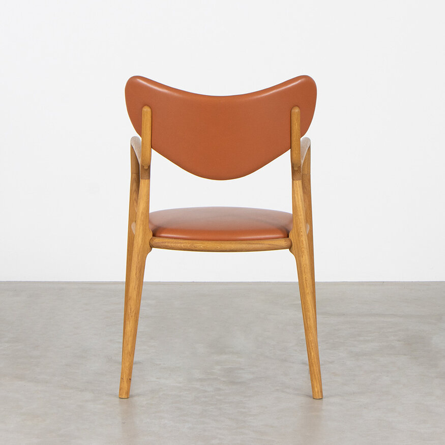 True North Asger Soelberg lounge chair oak and cognac leather True North