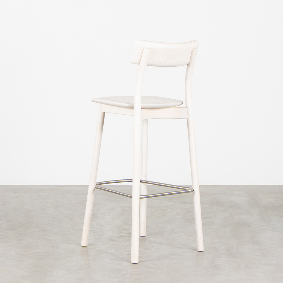 Leon Ransmeier chiaro bar chair white Mattiazzi De Machinekamer