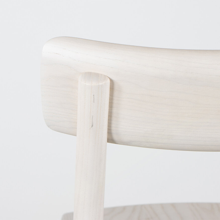 Leon Ransmeier chiaro bar chair white Mattiazzi