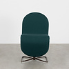 Fritz Hansen Verner Panton stoel 1-2-3 petrol wol Fritz Hansen