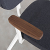 Dykmeyer MK design chair With Walnut Armrests