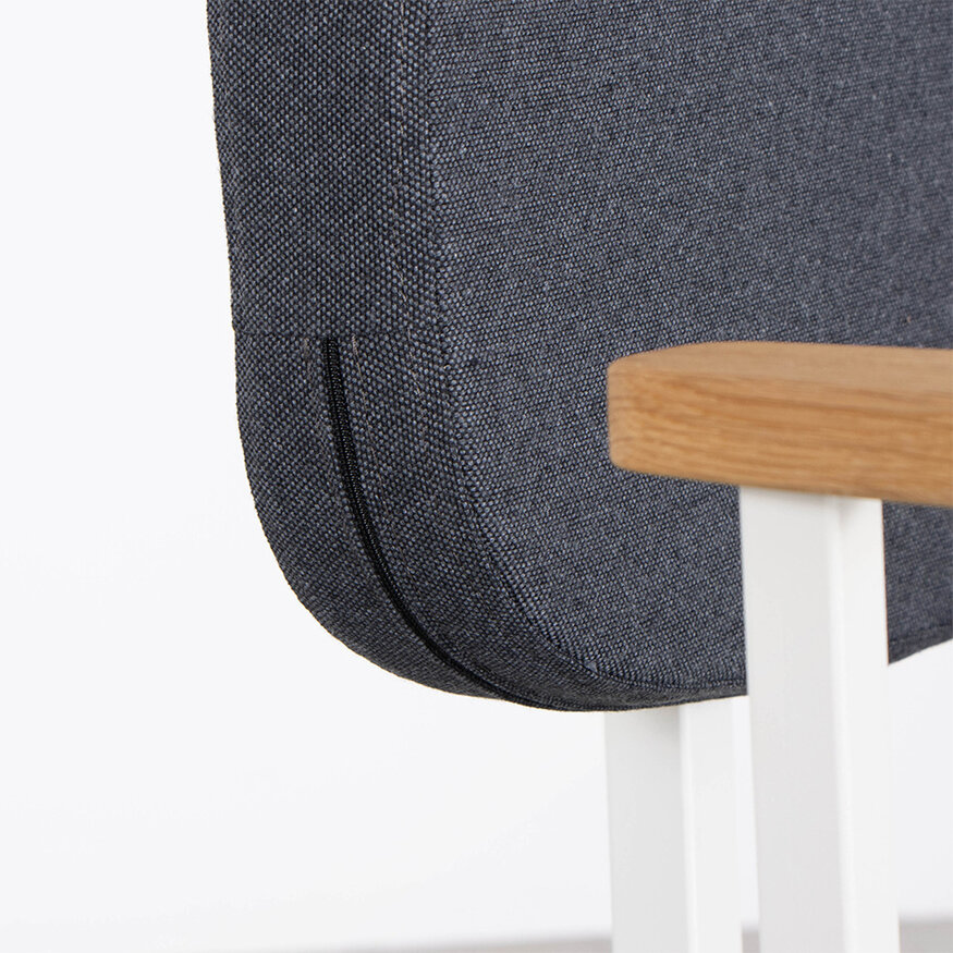 Dykmeyer MK design stoel Met Eiken Armleggers