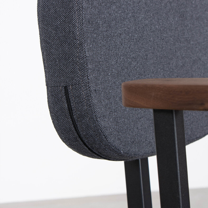 Dykmeyer MK chair With Walnut Armrests