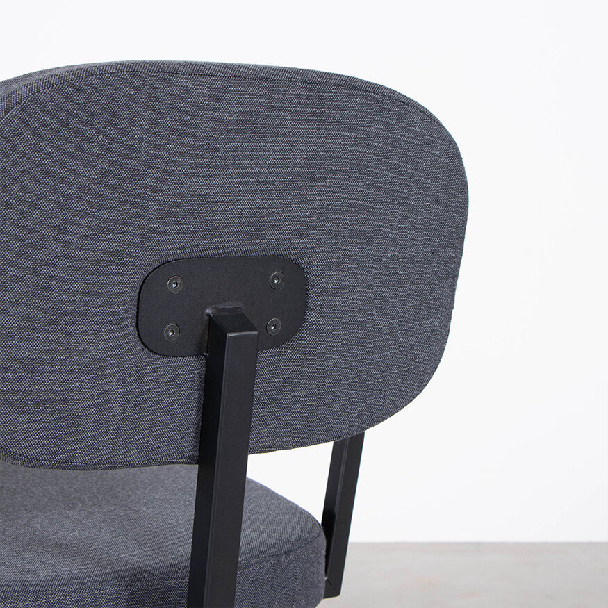 MK design stoel Met Eiken Armleggers Dykmeyer MK design stoel Met Eiken Armleggers