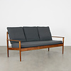 Grete Jalk PJ56 3-seater sofa Danish P. Jeppesen