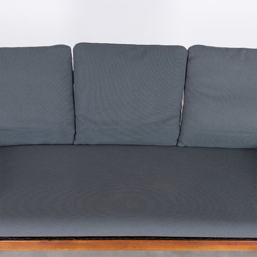 P. Jeppesen Grete Jalk PJ56 3-seater sofa Danish P. Jeppesen