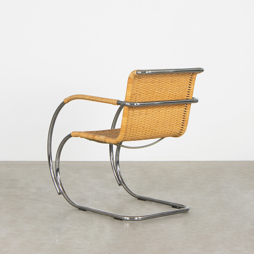 Thonet Set of 2 Marcel Breuer S533 RT rattan armchairs Thonet