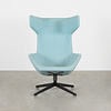 Moroso Moroso swivel chair Take a line for a walk light blue felt