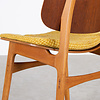 Set of 6 Borge Mogensen chairs model 155 and table Soborg Mobelfabrik