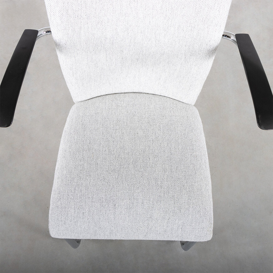 De Wit De Wit 1018 chair, grey Hallingdal wool, 1960s