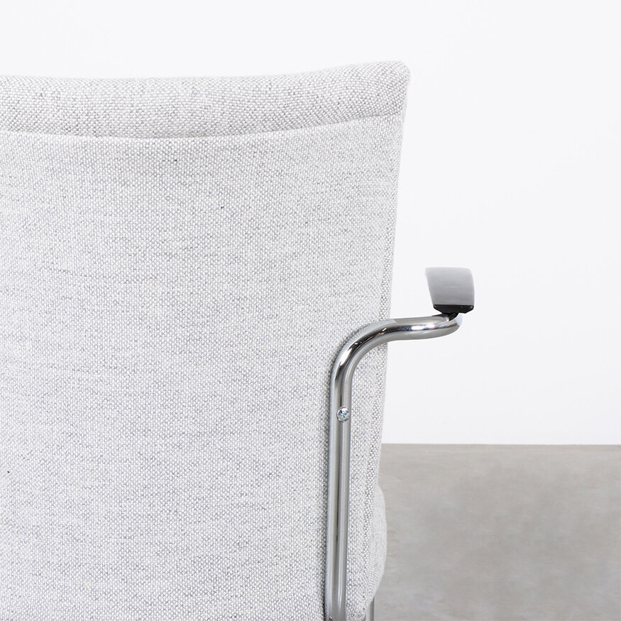 De Wit De Wit 1018 chair, grey Hallingdal wool, 1960s