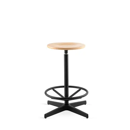 Jops Counter Barstool Graphite Black | Oak